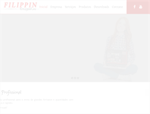 Tablet Screenshot of filippin.com.br